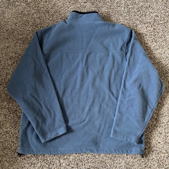 Old Navy Mens 1/4 Zip Pullover Fleece Jacket XXL Blue Warm Casual Outerwear - Picture 3 of 8